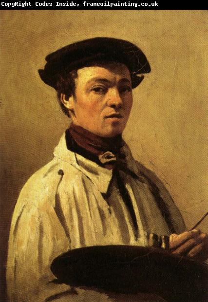 Jean Baptiste Camille  Corot Self-Portrait